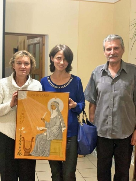 Podczas spotkania ze św. Hildegardą na Ukrainie