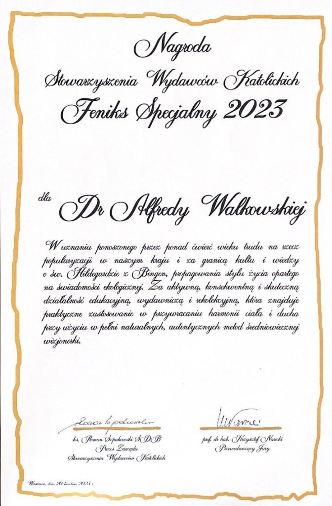 Nagroda Stowarzyszenia Wydawców Katolickich Feniks Specjalnz 2023